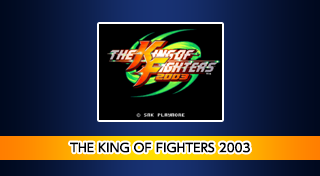 King of Fighters 2003, The (Arcade) · RetroAchievements