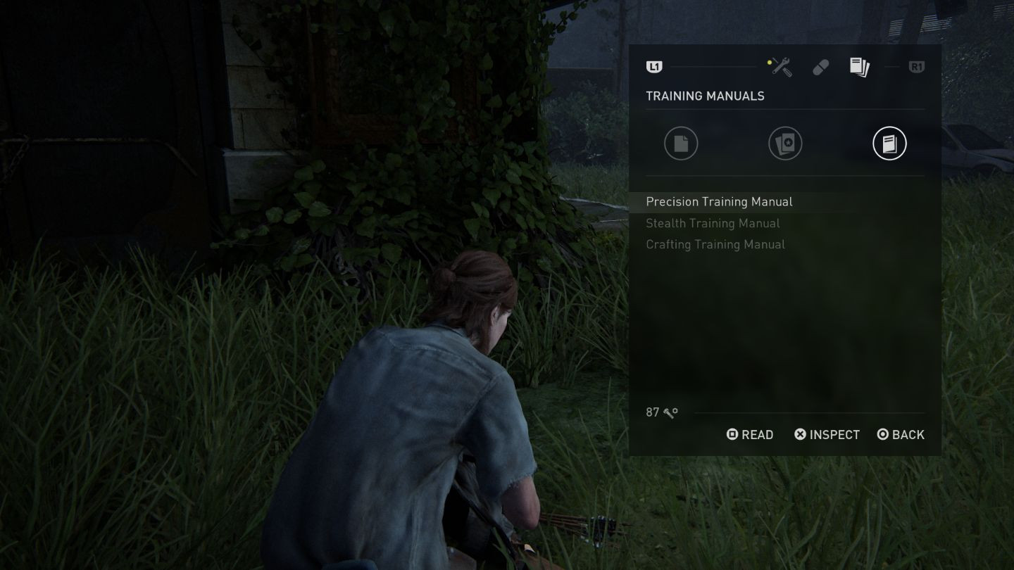 All The Last of Us 2 training manual locations