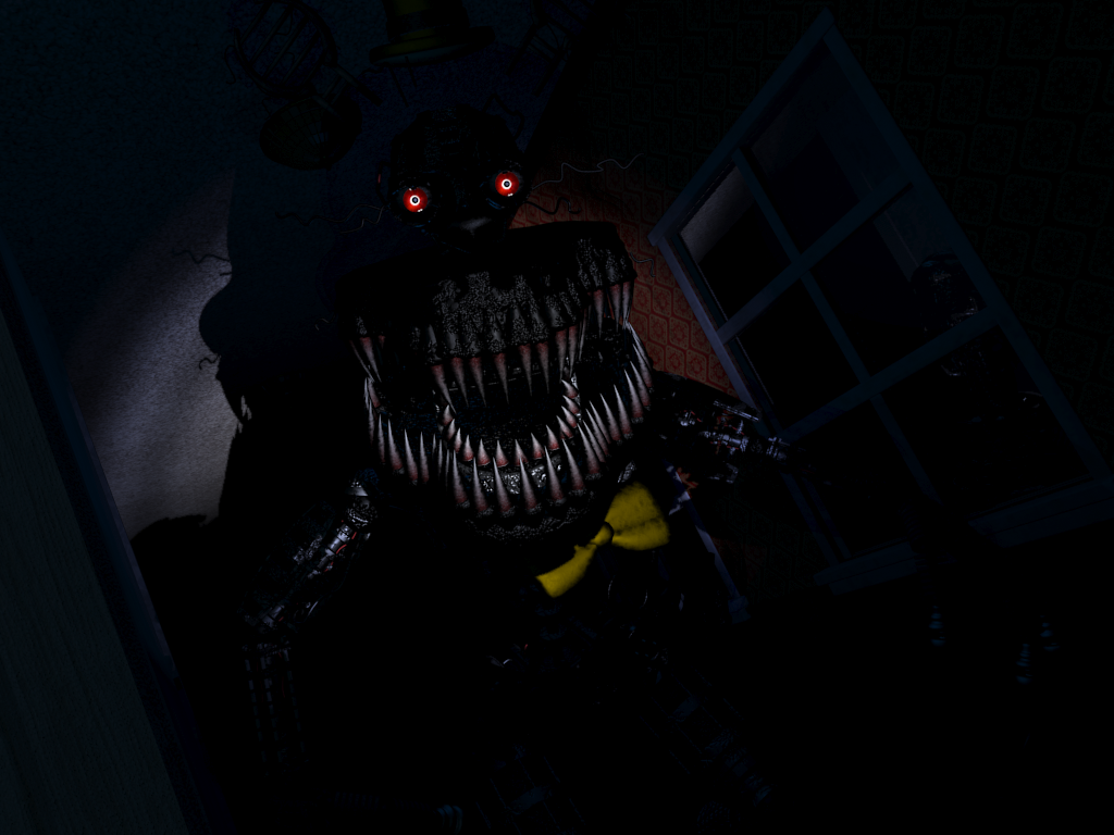 Five Nights at Freddy's 4 Nightmare Fredbear Jumpscare