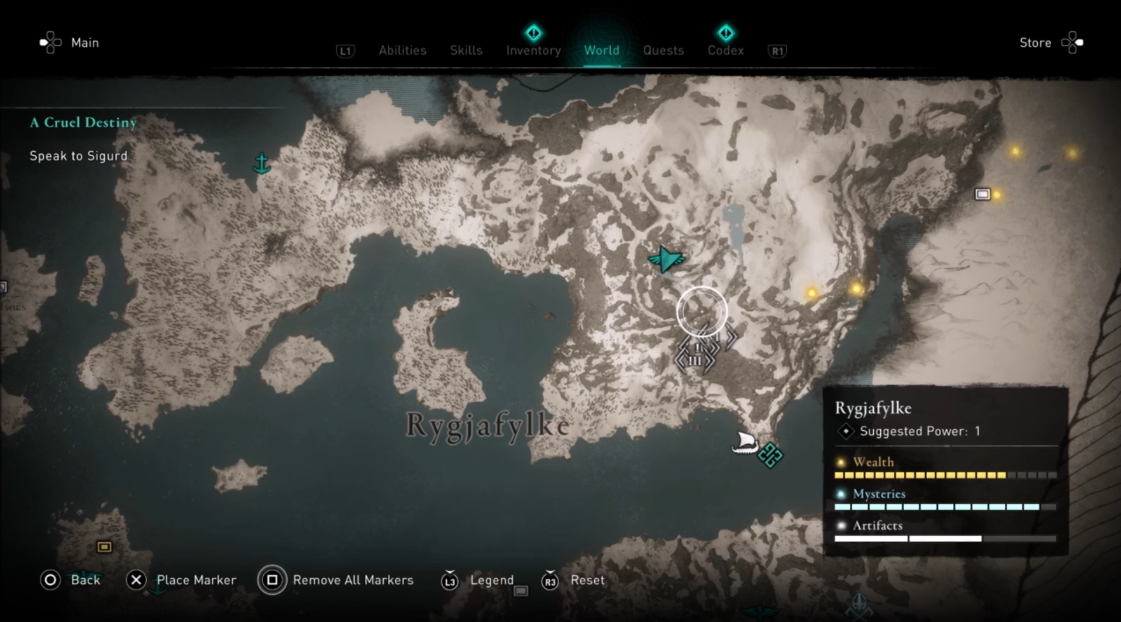 Interactive Map for AC Origins (includes collectibles, legendary gear,  etc.) - Assassin's Creed Origins - PSNProfiles