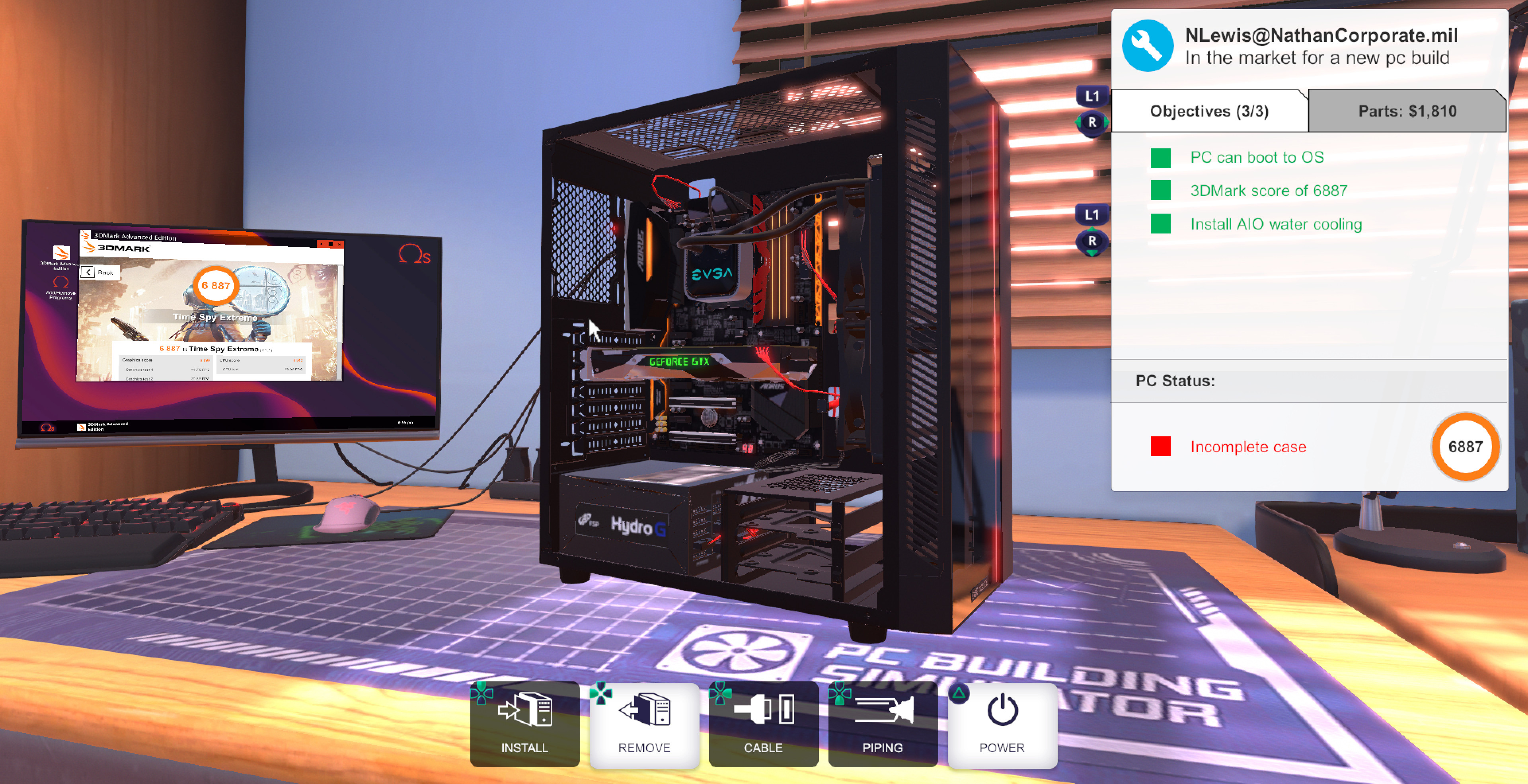 Análise, PC Building Simulator (PC)