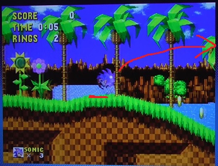 Sonic the Hedgehog - Green Hill Zone Act 3 speedrun in 0:32 