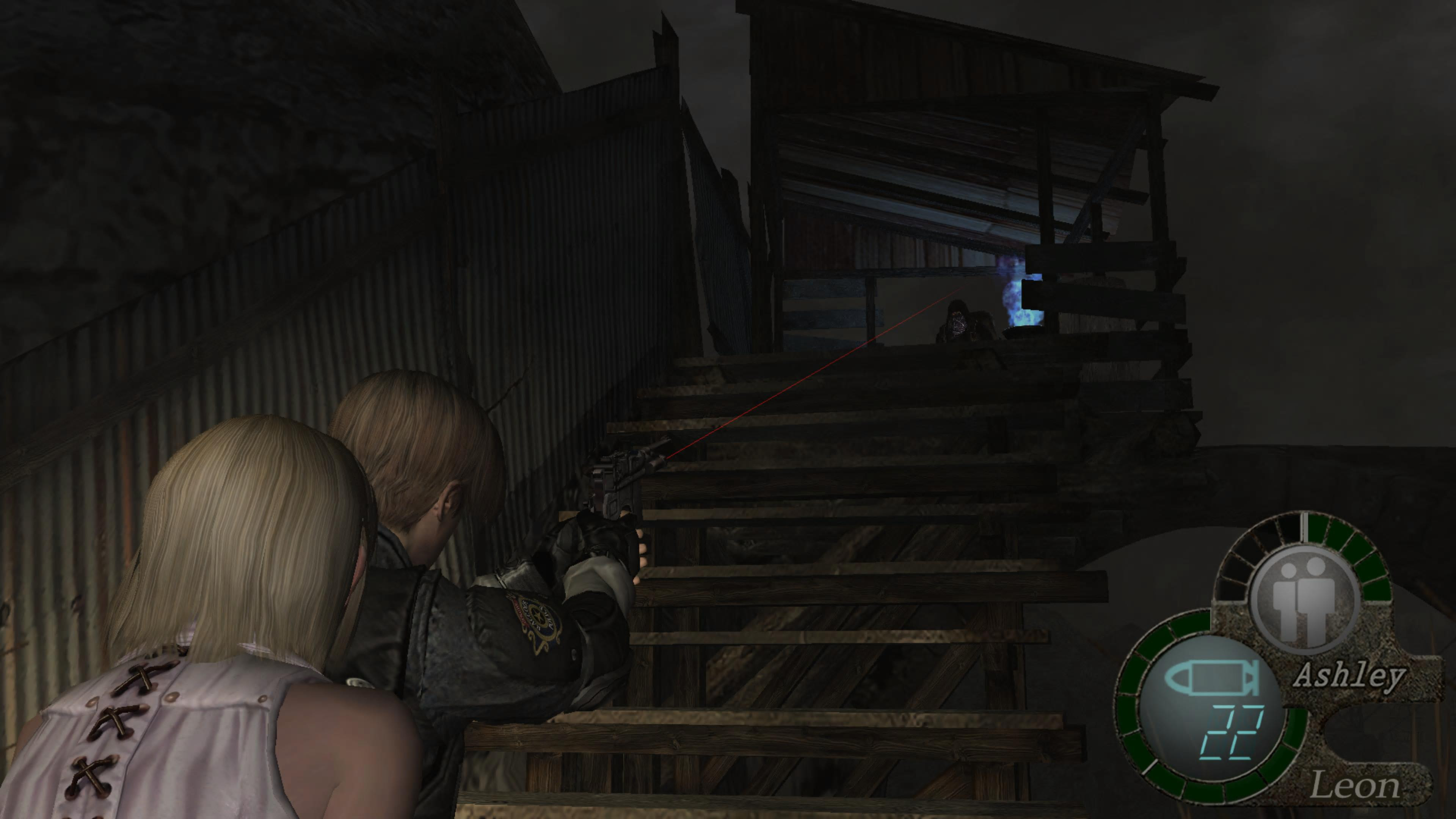 Ashley breaks the fourth wall in Resident Evil 4 Remake if you try