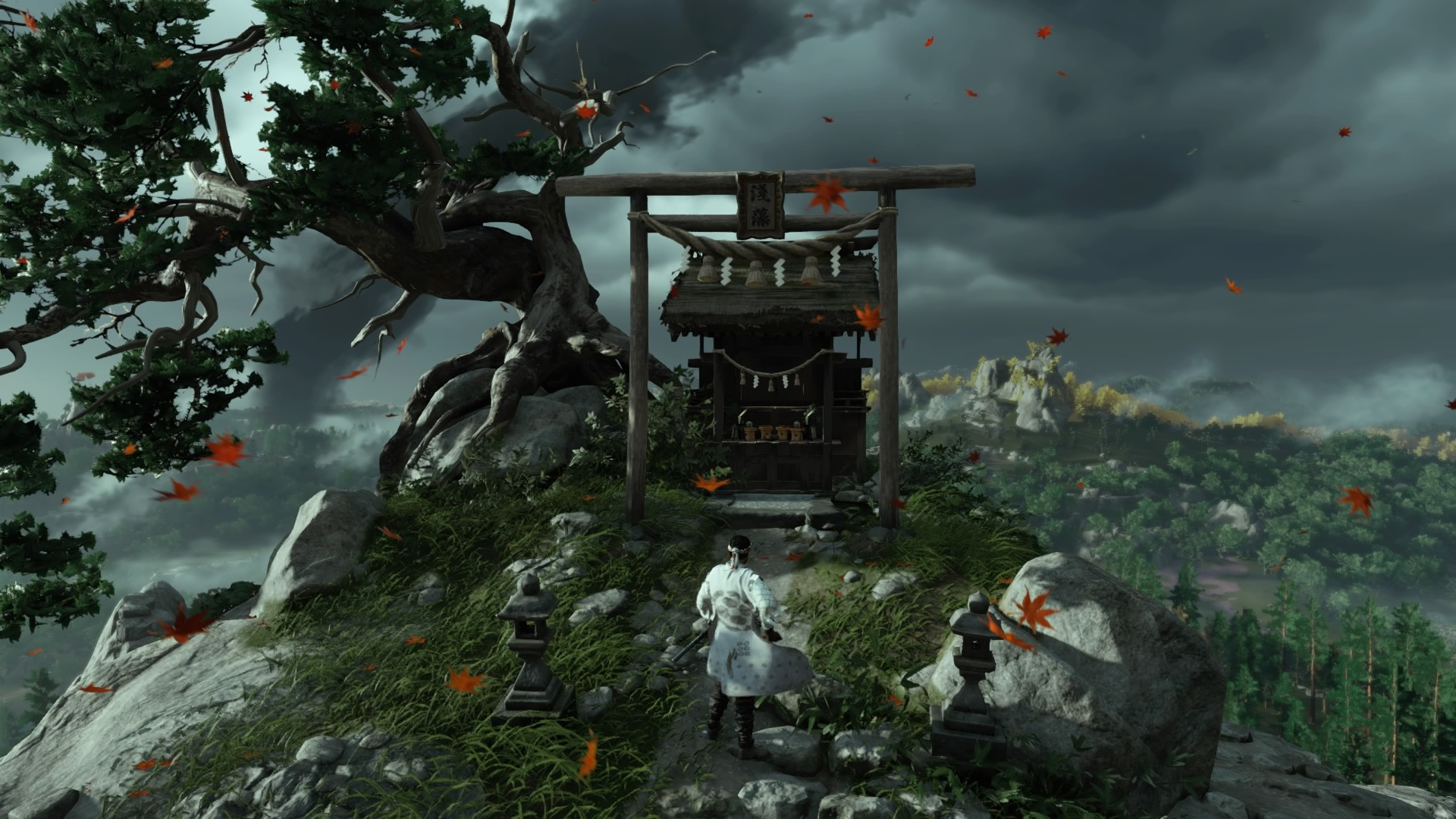Ghost of Tsushima Shinto Shrine Locations  Favor of the Kami trophy guide  - GameRevolution