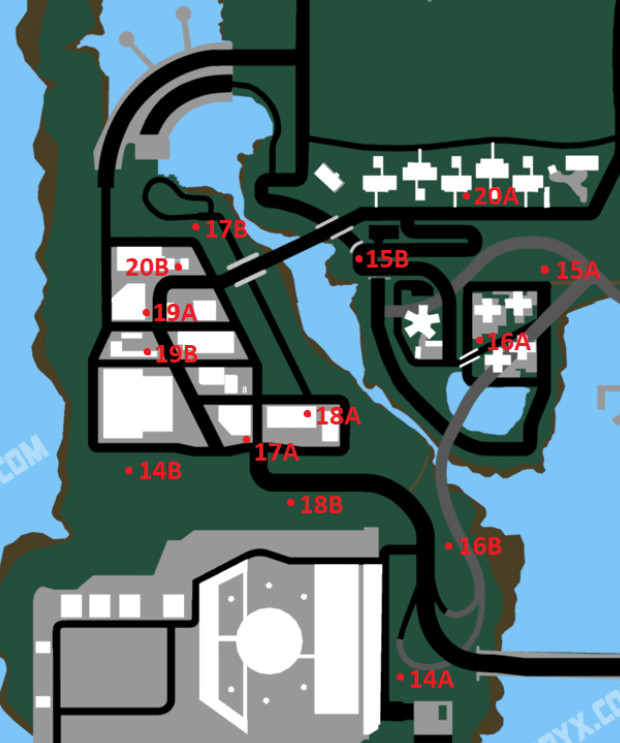 Grand Theft Auto 3 Map - Gta 3 Map - Pin