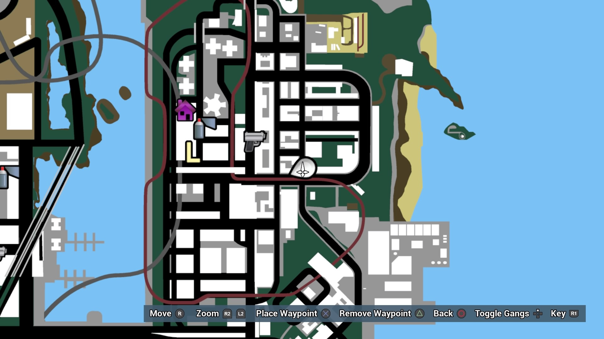 Grand Theft Auto IV Weapon Location Map - Dukes/Broker/Bohan Map for  PlayStation 3 by TheGoldenState - GameFAQs