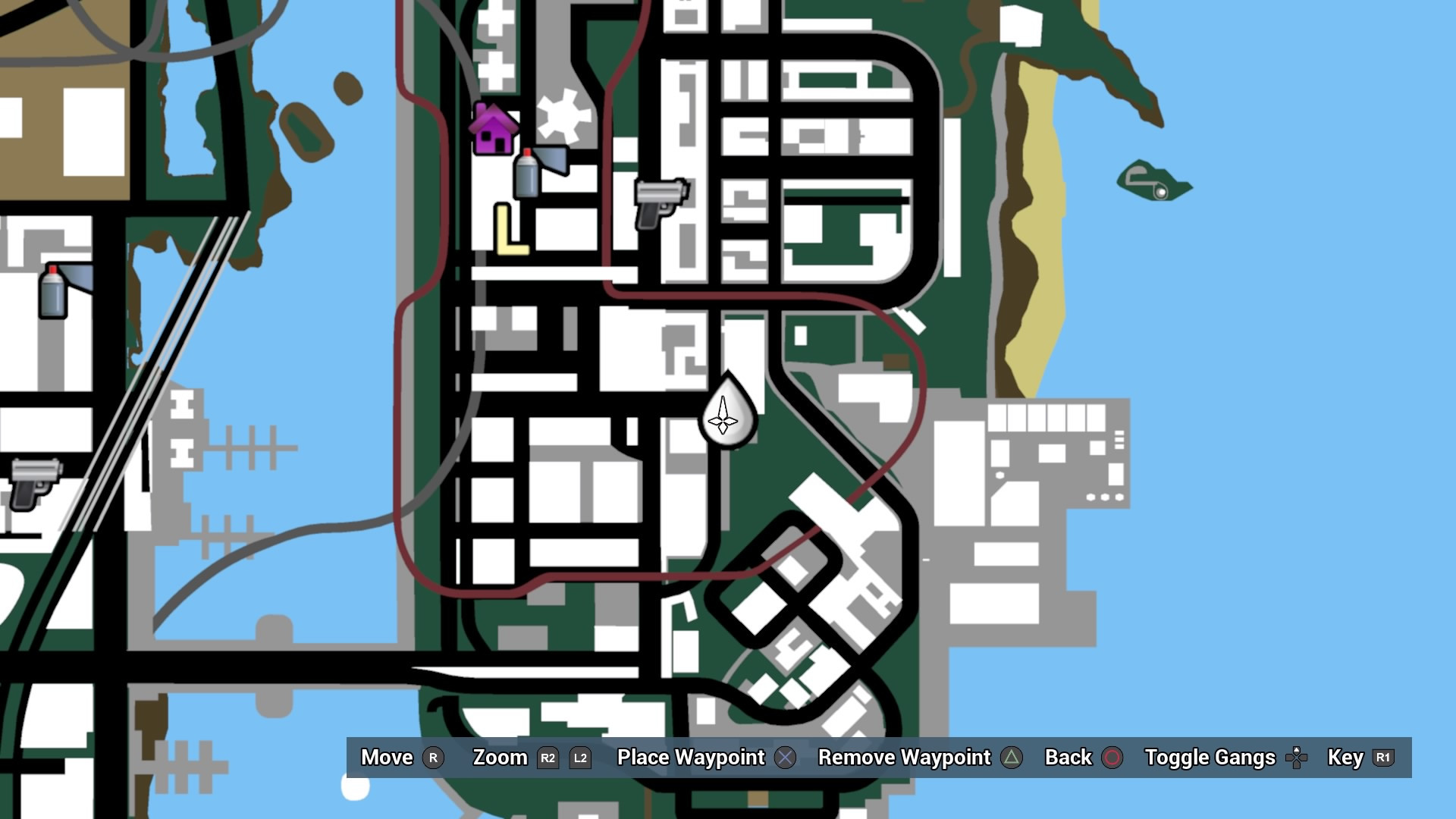 Grand Theft Auto IV Weapon Location Map - Dukes/Broker/Bohan Map for  PlayStation 3 by TheGoldenState - GameFAQs