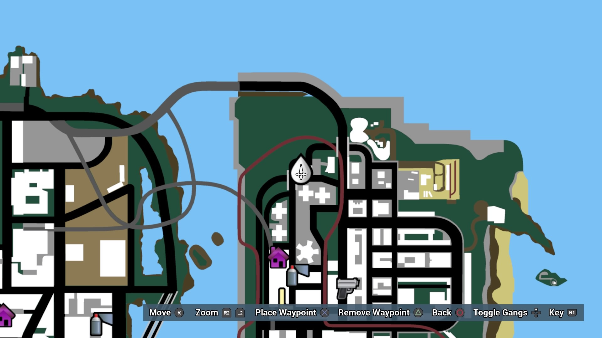 Grand Theft Auto IV Weapon Location Map - Dukes/Broker/Bohan Map for  PlayStation 3 by TheGoldenState - GameFAQs