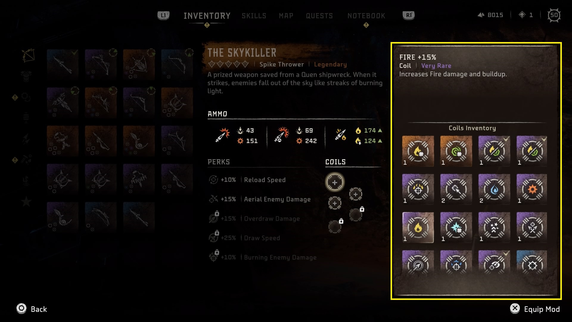 Enhanced Weapon with Coils Trophy • Horizon Forbidden West