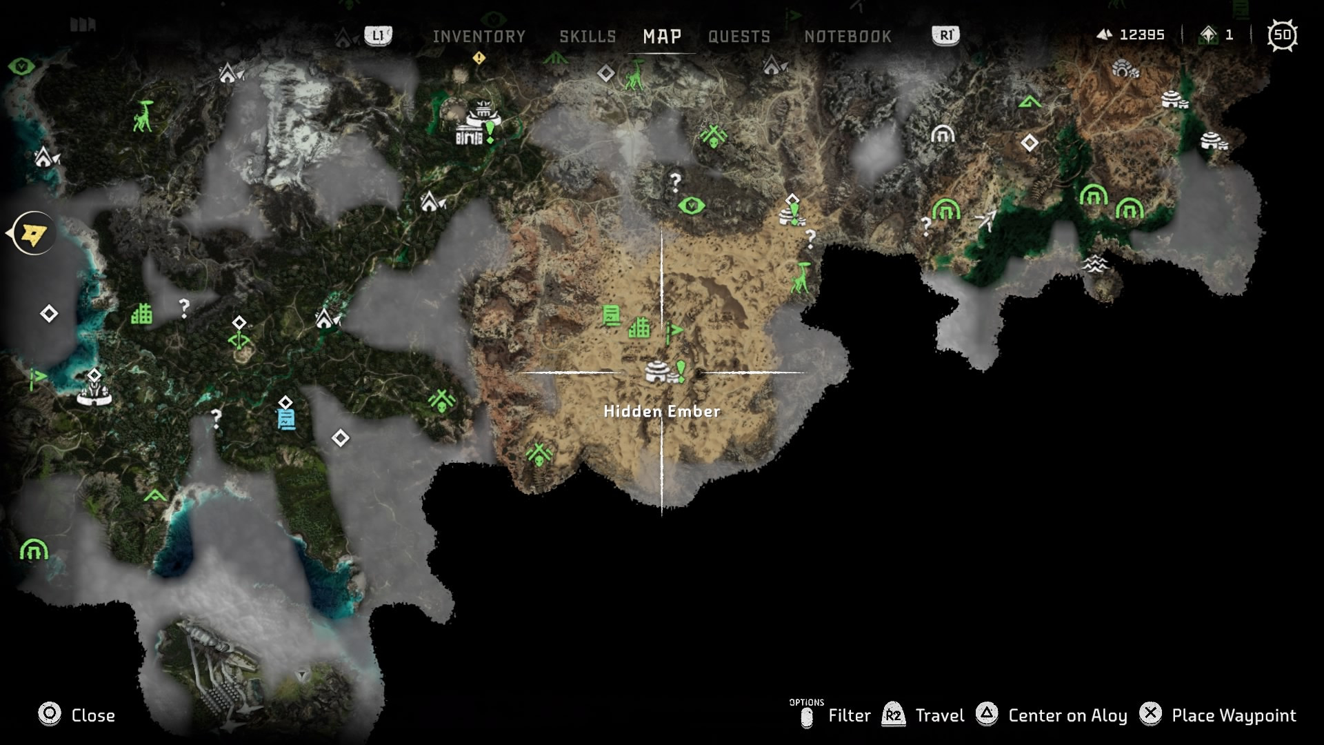 Pretty sure I found where a Forbidden West DLC will be located on the map.  : r/horizon