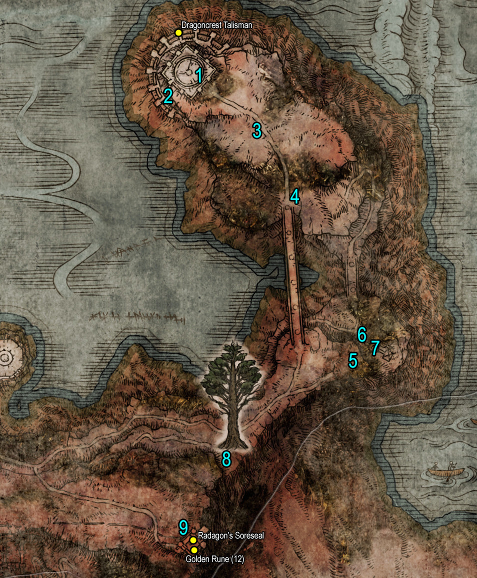 Elden Ring Radagon's Soreseal Location: Boost Attributes With This  Legendary Talisman