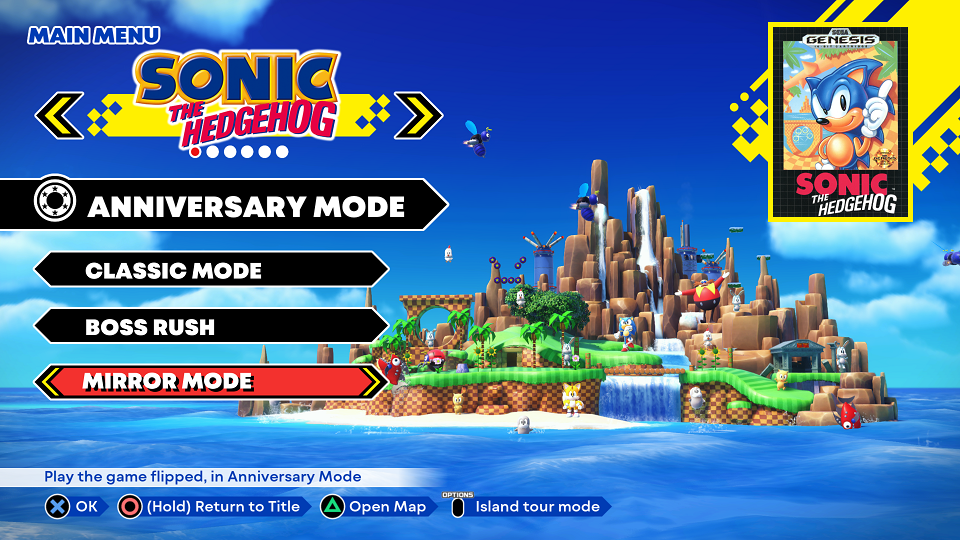 Sonic Origins: How to Unlock Mirror Mode