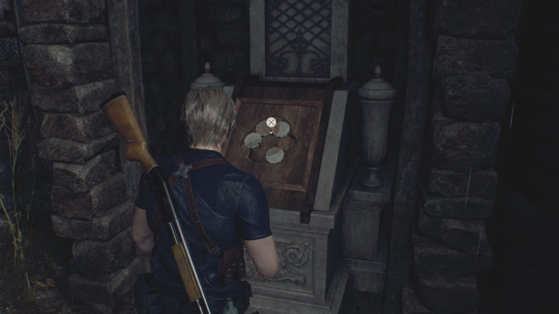 Resident Evil 4 Mausoleum lantern puzzle solution, how to get Salazar  Family Insignia