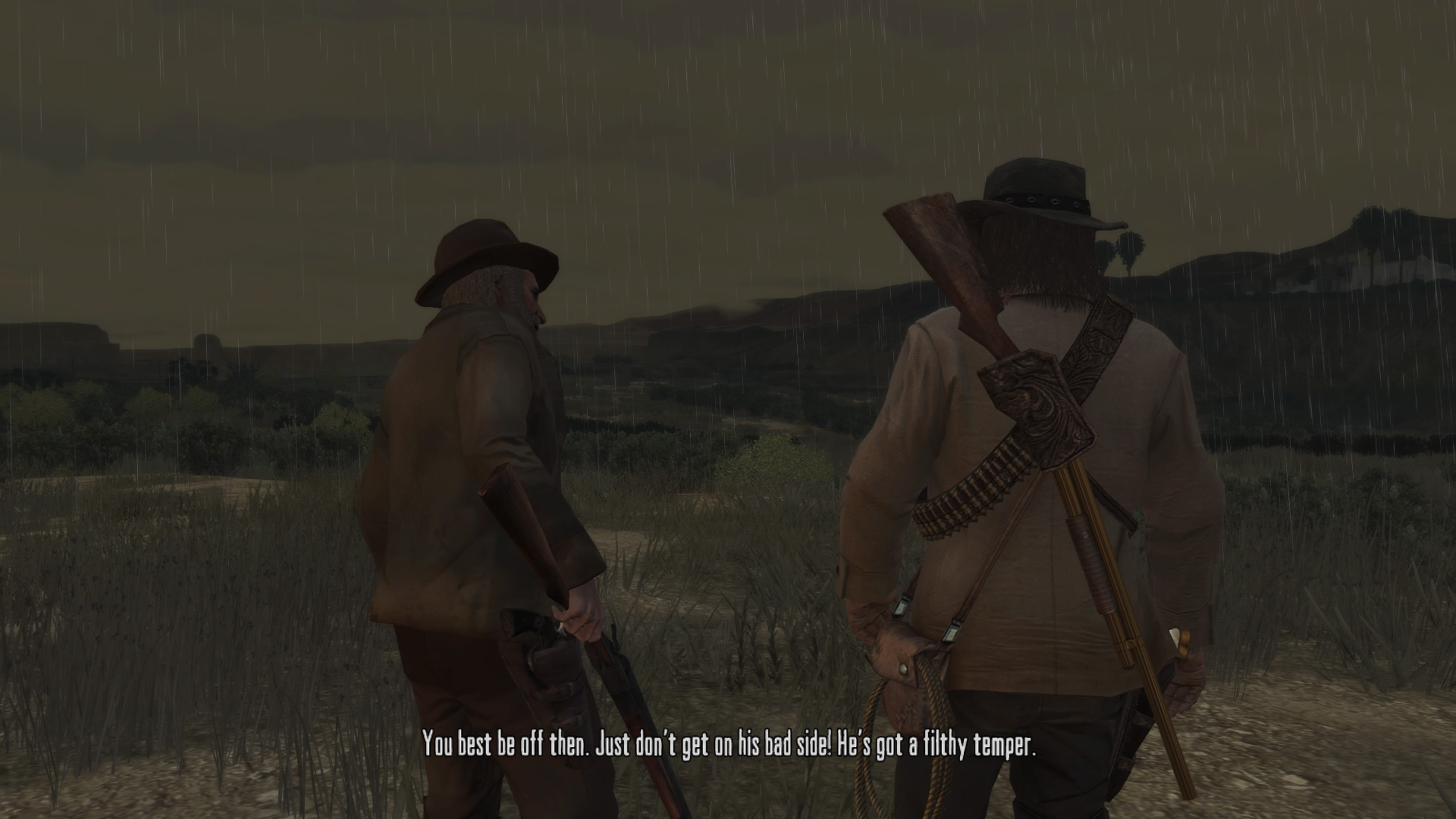 Abigail and Jack are held hostage by the government Meanwhile John: :  reddeadredemption