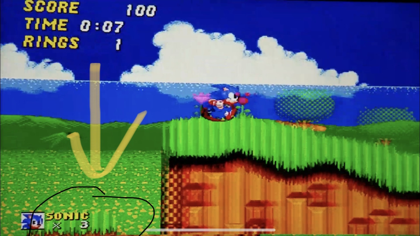 Sonic the Hedgehog 100% - Green Hill Zone, Act 3 