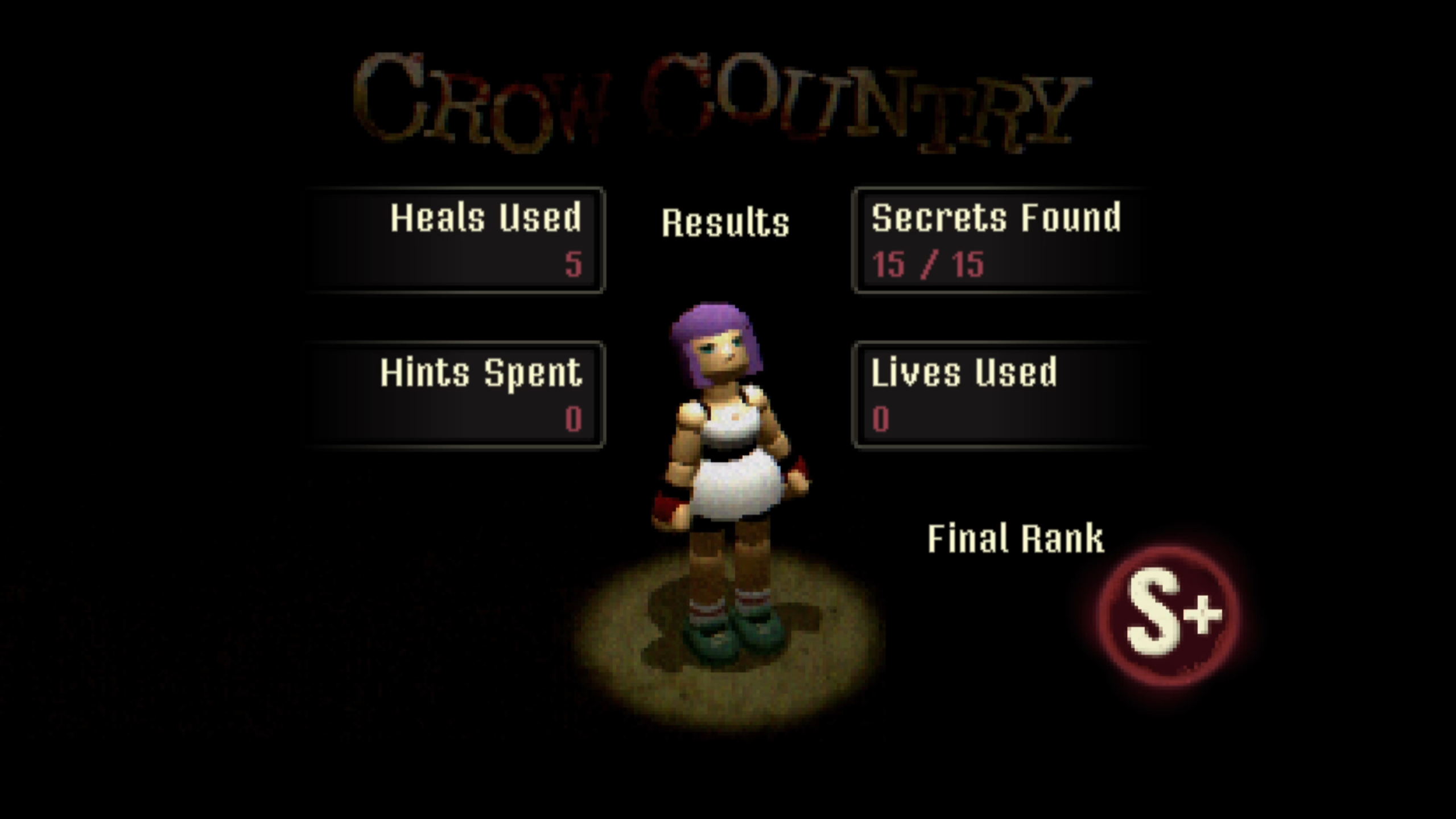 S Rank Trophy • Crow Country • PSNProfiles.com