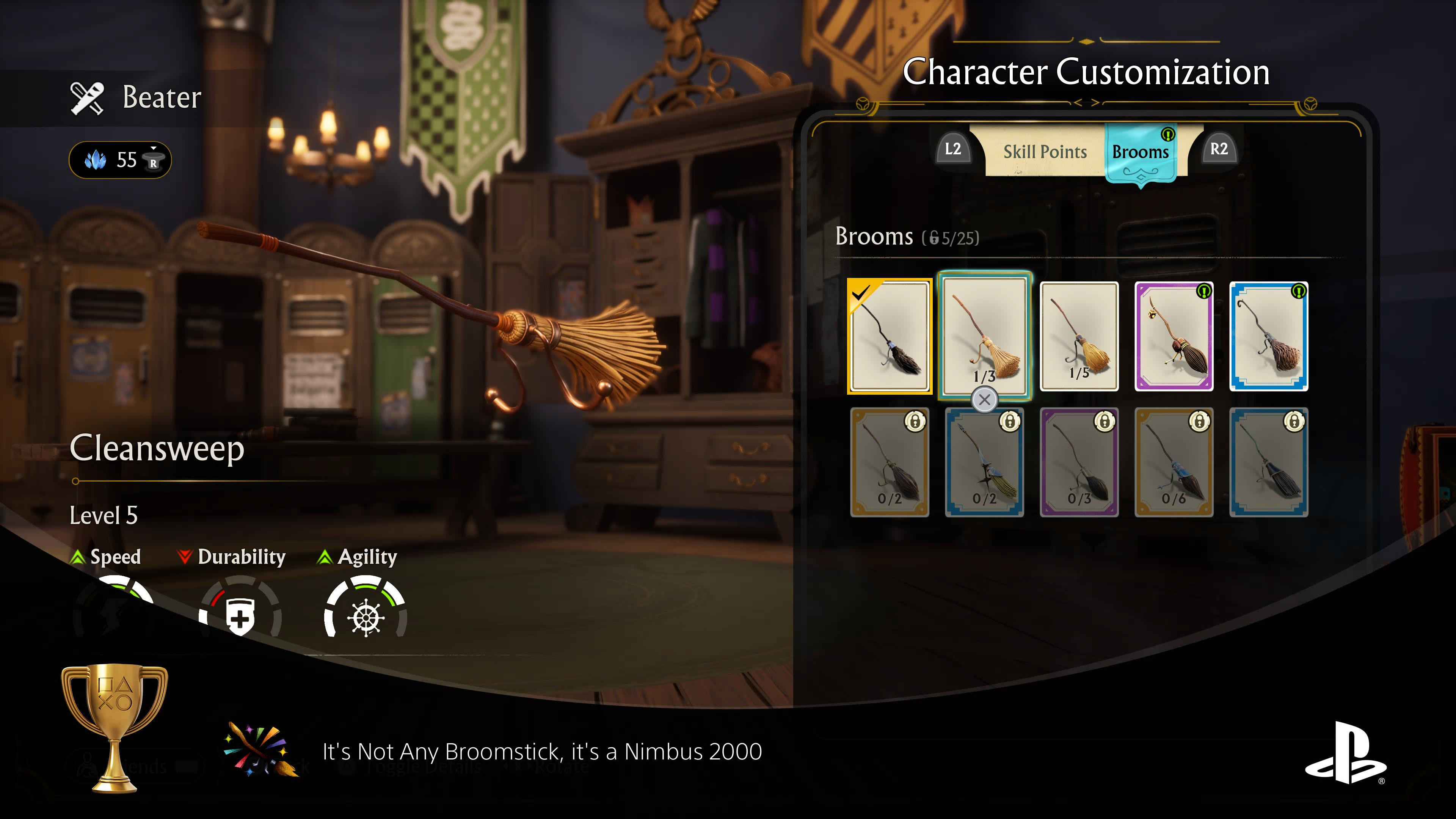 tetekohete It's Not Any Broomstick, it's a Nimbus 2000 Trophy • Harry Potter:  Quidditch Champions • PSNProfiles.com