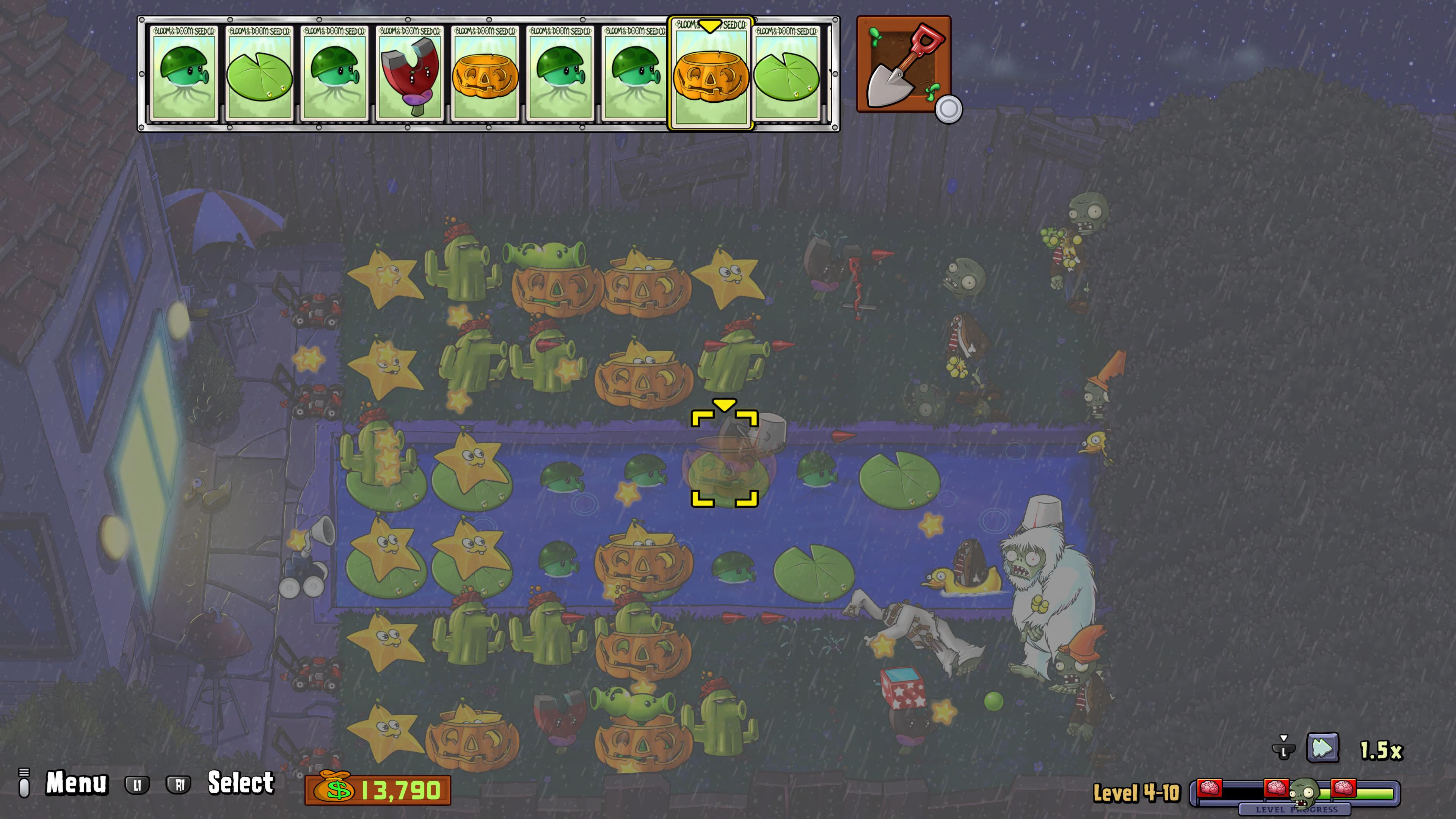 Rare Plants vs Zombies 2013 Yeti Zombie Plush 12\, image size:3840x2160