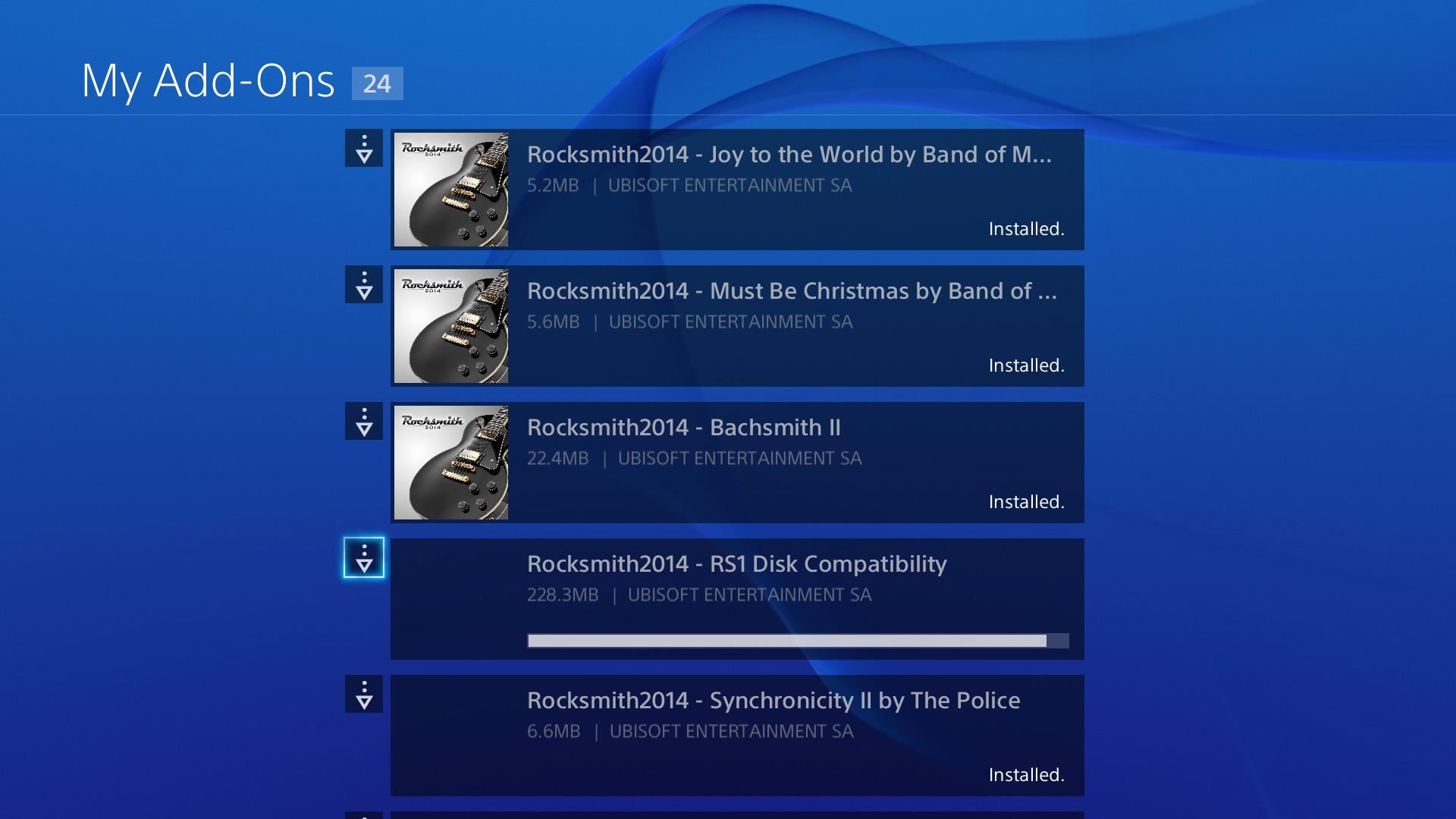 list of rocksmith 2014 songs