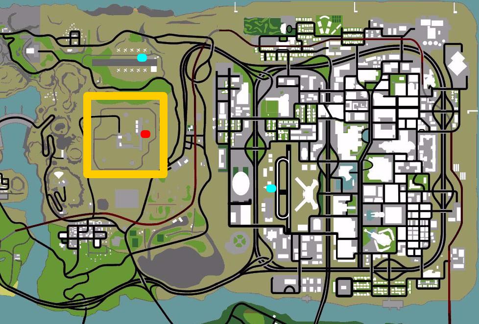 gta san andreas plane locations