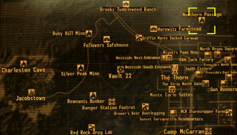fallout new vegas map all locations
