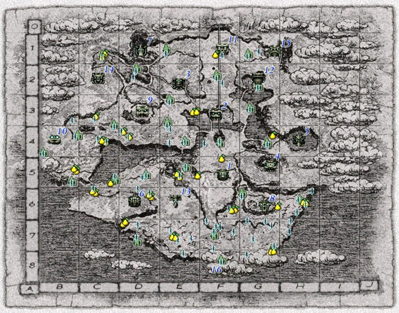 shadow of the colossus map