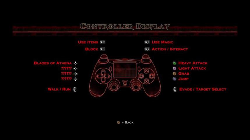 god of war ps4 control