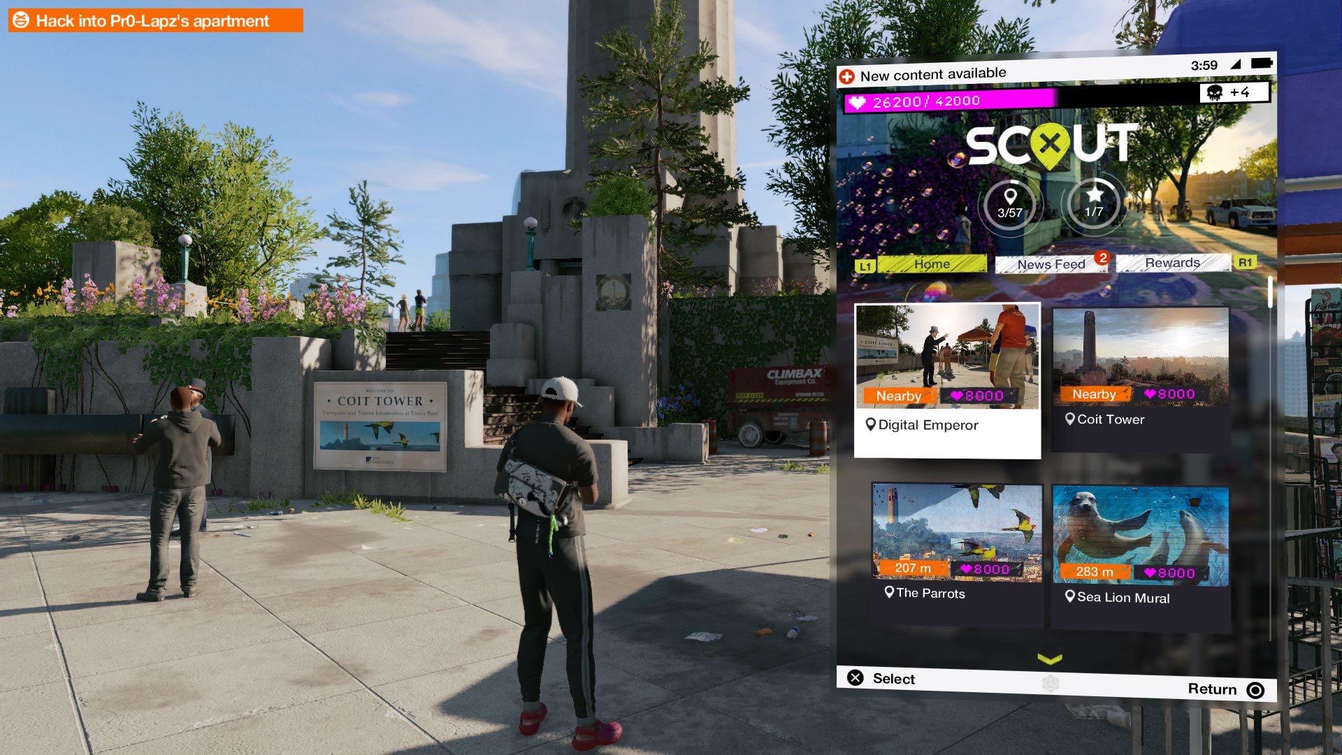 research points watch dogs 2