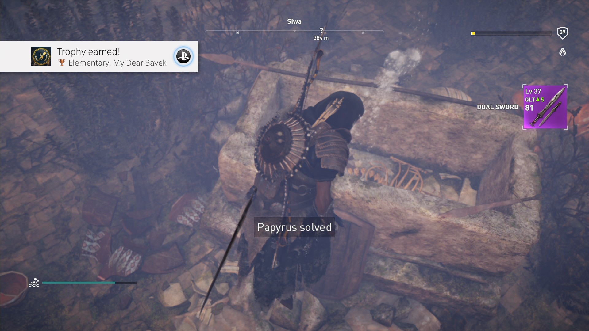 assassins creed origins] Platinum #30! - had to platinum one of my  favourites from the series for the milestone : r/Trophies