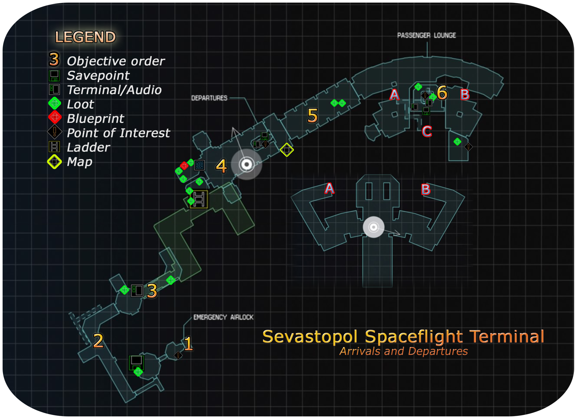 alien isolation blueprint locations