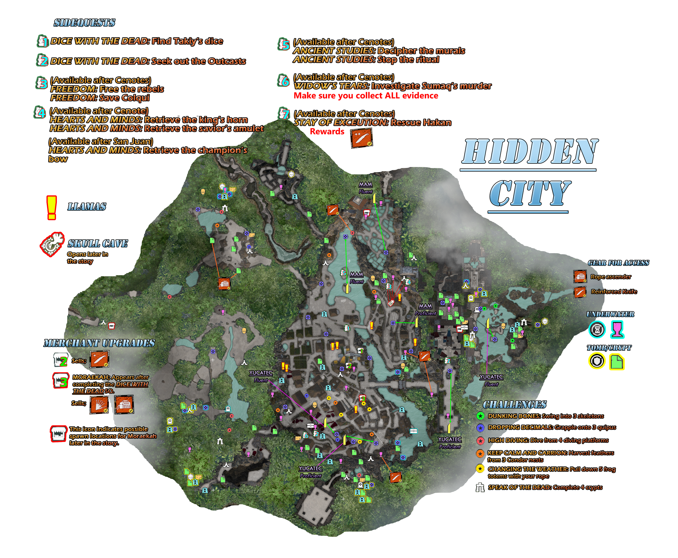 the lost city tomb raider map