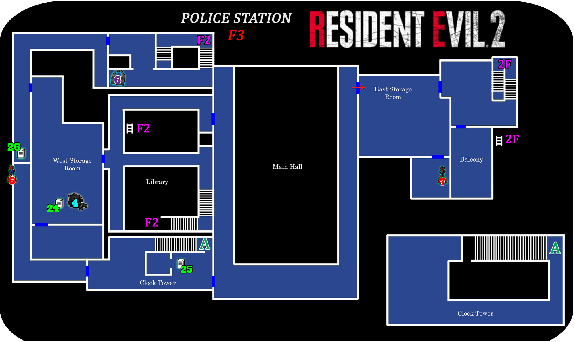 resident evil 2 file locations