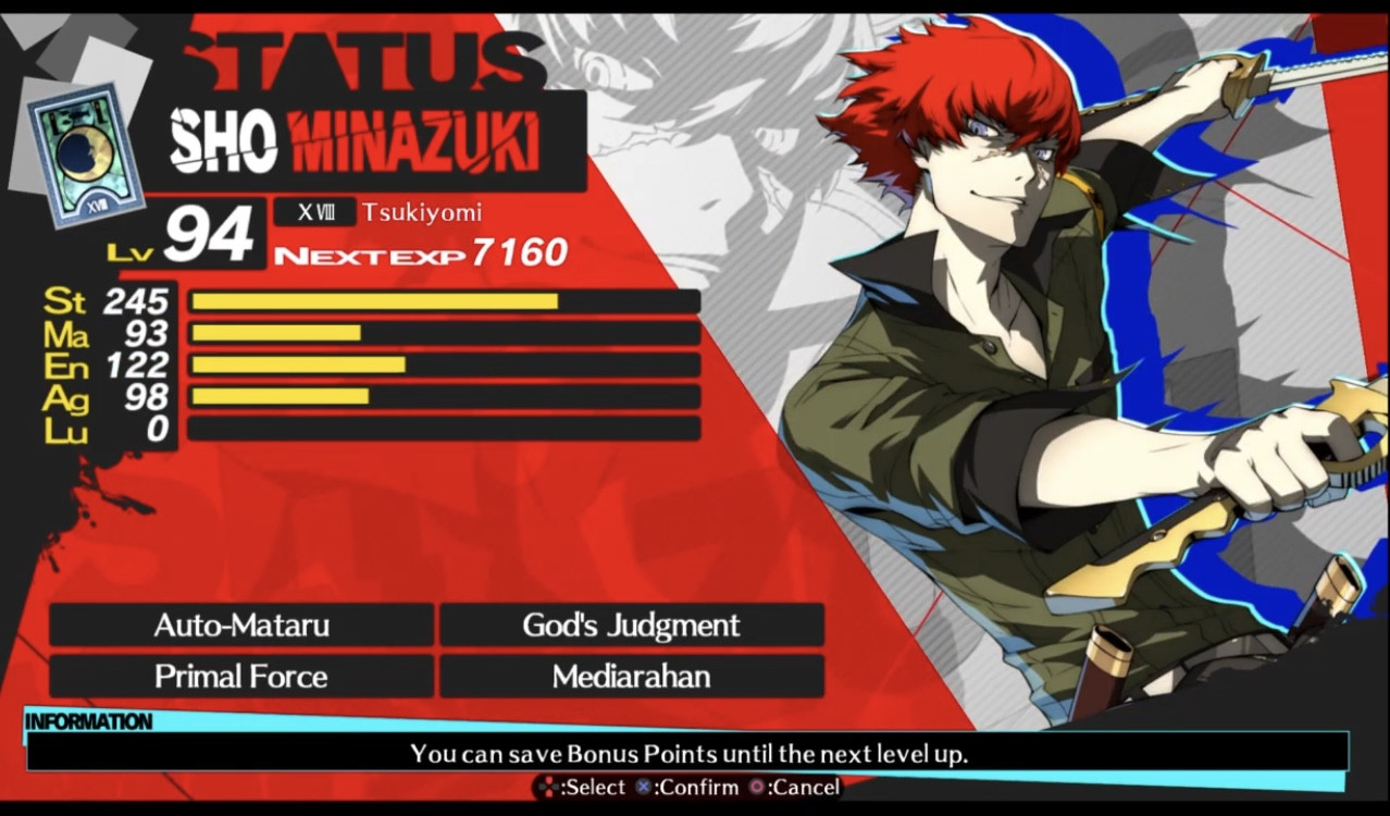 Sho Minazuki  Persona 4, Persona 4 arena ultimax, Persona