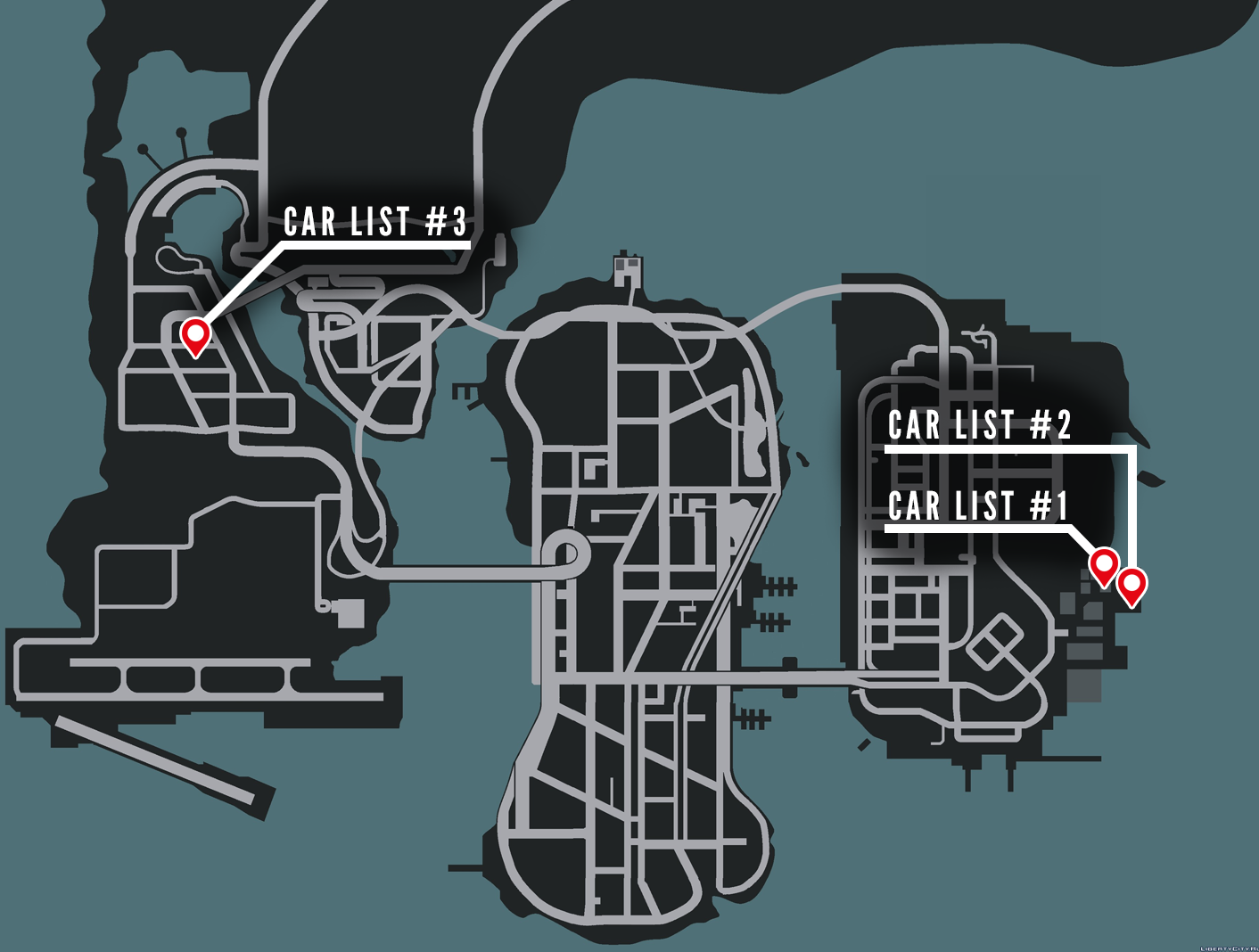 gta 3 rampages map