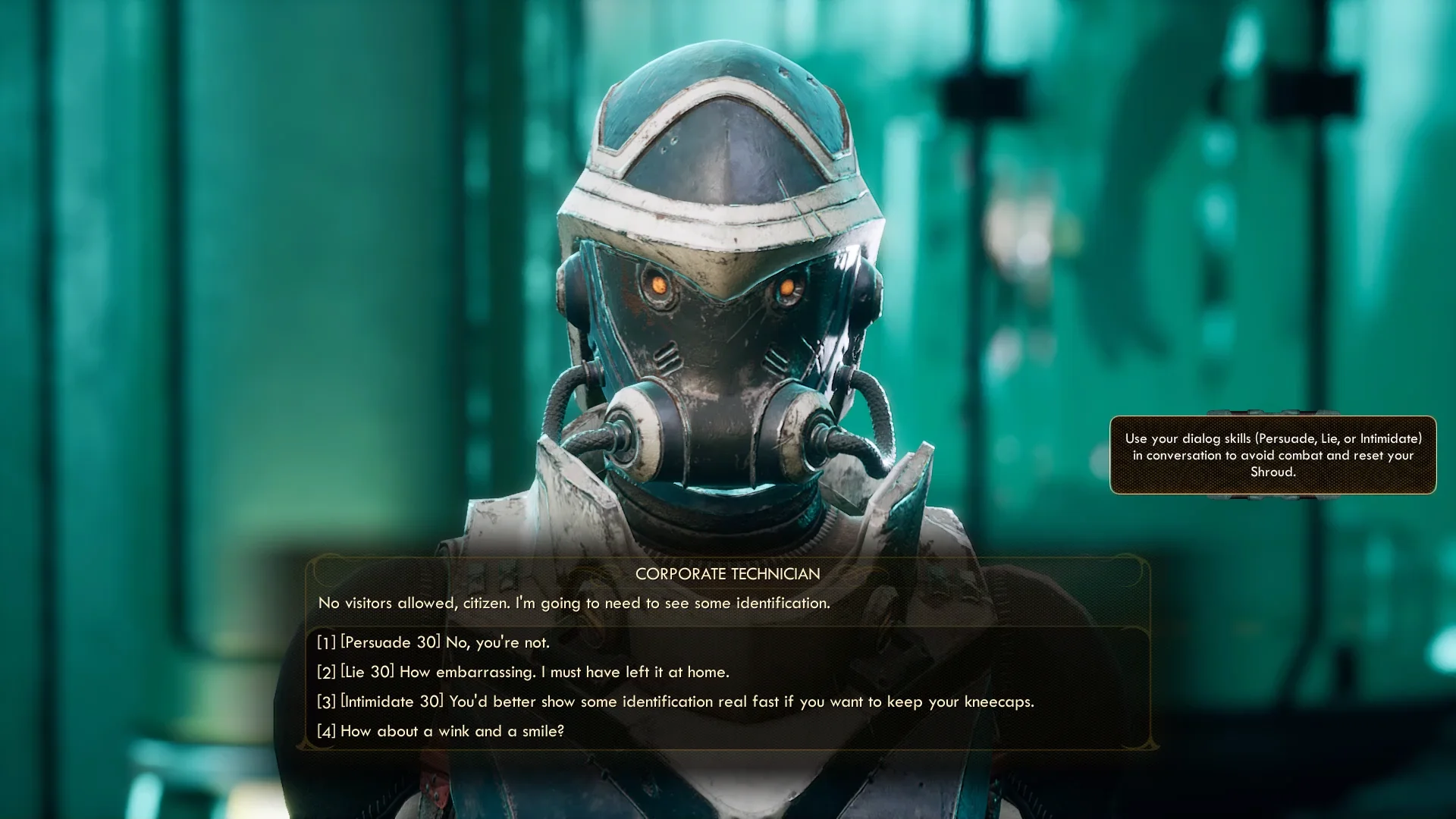 The Outer Worlds Gameplay Shows Off Dialogue Choices and Combat